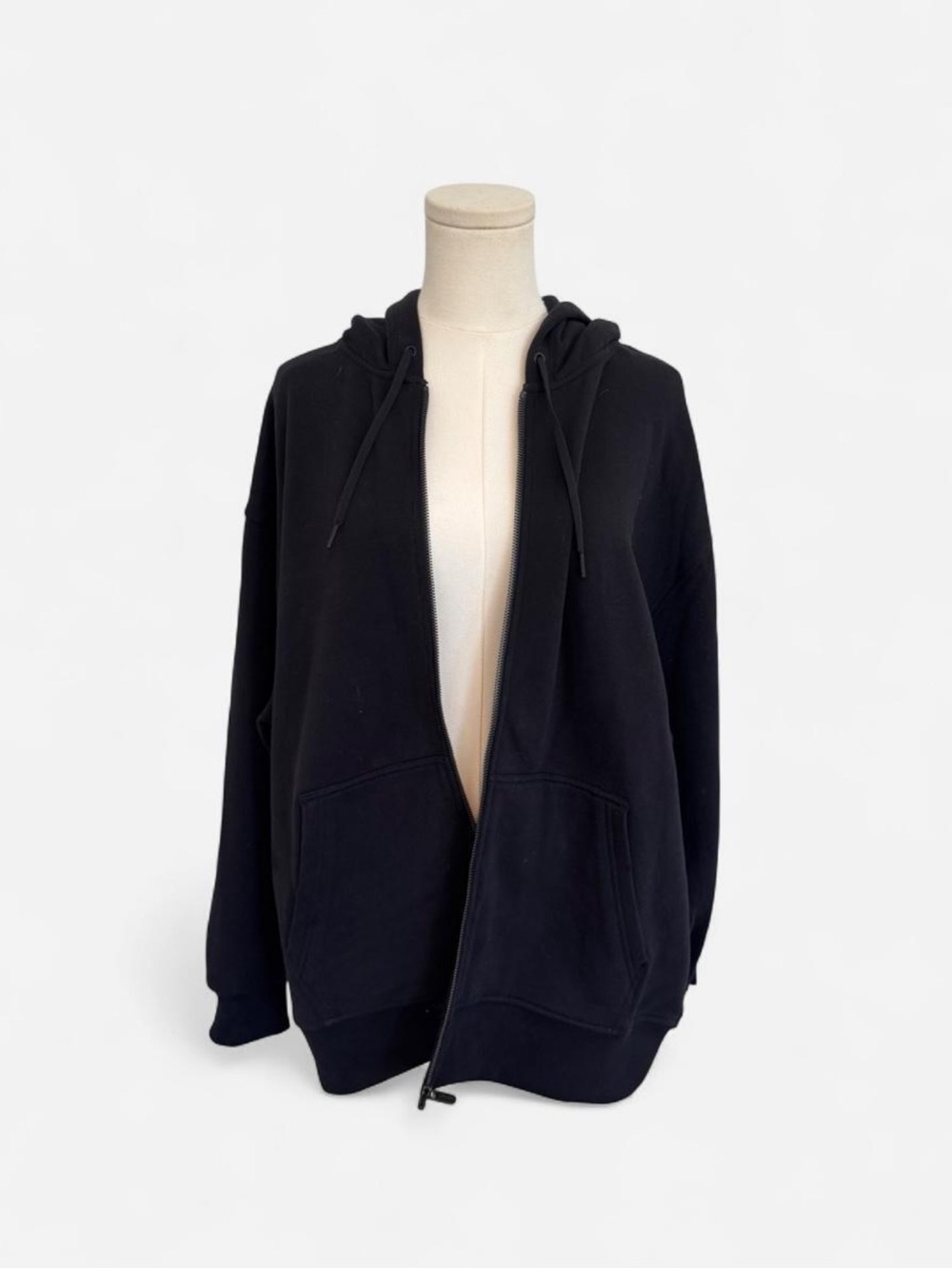 Athleta Black Zip-Up Hoodie - Women
